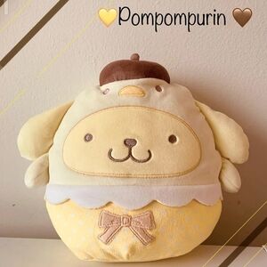 Squishmallow Sanrio Pompompurin Yellow 8 Inch Plushie